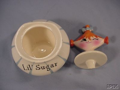 Holt Howard Lil' Sugar Pixieware Crock Jar